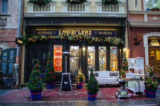 Ресторація Бачевських системи закладів "Кумпель Груп", м. Львів  