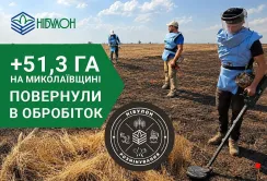 Загальна площа очищених «Нібулоном» територій перевищила 7600 гектарів