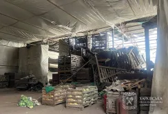 Російські війська завдали удару по агропідприємству на Харківщині