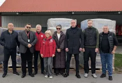 Фермери Сумщини отримали рукави для зберігання зерна