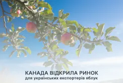 Українські яблука попрямують до Канади