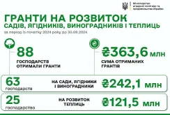 єРобота: на розвиток садів виділили ще 7,3 млн грн