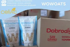Добродія Фудз передала понад 1150 упаковок безглютенових пластівців WOWOATS для членів Української Спілки Целіакії