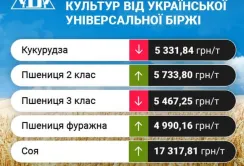 Цінові індикативи зернових та олійних за минулий тиждень