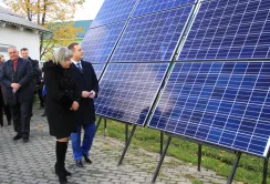 На Івано-франківщині запустили сільську сонячну електростанцію
