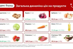Індекс борщу з початку року зріс на 21%
