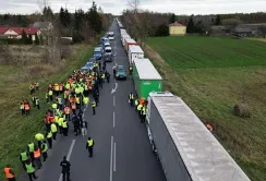 Польські фермери перекрили шосе біля кордону з Німеччиною