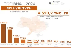 Посівна-2024: за тиждень засіяли ще 912 тис. га