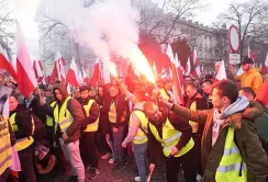 Результати протестів фермерів у Варшаві: затримано 55 провокаторів