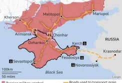 Відстежено, як і куди росія вивозить вкрадене з України зерно, — BBC
