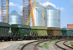 Залізницею в минулому році перевезли рекордну кількість зерна