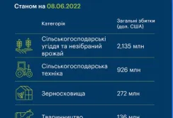 Збитки сільського господарства від війни сягнули $4,3 млрд