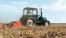 Трактор "Беларусь" на украинских полях