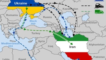 Украина и Иран договорились о запуске тестового поезда для транспортировки сельскохозяйственной продукции, в первую очередь, зерновых из Украины в Иран через территорию Грузии и Азербайджана
