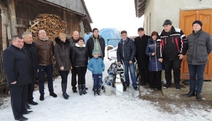 Обе молочные фермы созданы молодыми семьями - Илык Кристины и Илык Марии