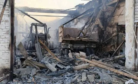 На Чернігівщині через обстріл знищено сільськогосподарське підприємство