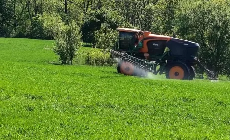 На Одещині захищають посіви озимого ячменю від хвороб та шкідників