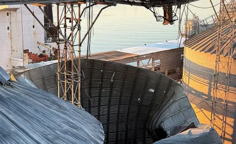 Росіяни пошкодили портові термінали Кернел у Чорноморську