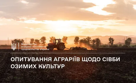 Мінагрополітики запрошує аграріїв долучитися до опитування щодо сівби озимих культур