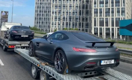 В Україні помітили два яскравих суперкари Mercedes відомого полтавського аграрія