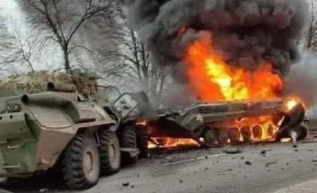 Полтавські селяни розтягують справну бронетехніку ворога по городах