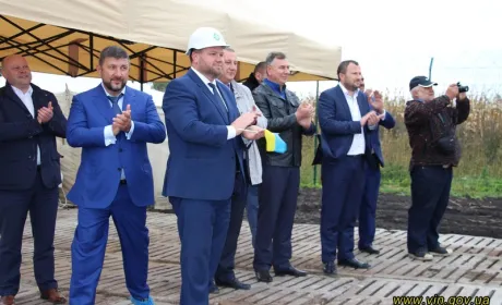 На Вінничині розпочато будівництво нового потужного елеватора