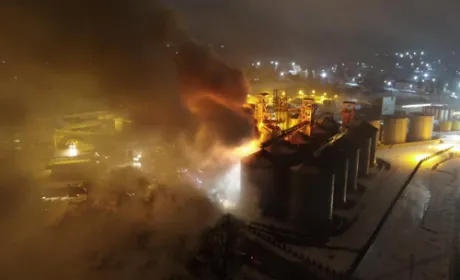 Під Львовом загорівся завод одного з найбільших виробників рослинної олії