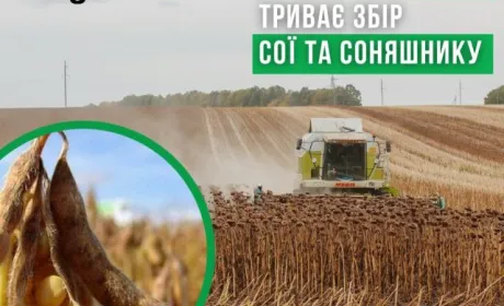 Група АГРОТРЕЙД перевиконує план зі збору сої на 134%