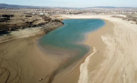 В окупованому Криму майже повністю висохло Аянське водосховище