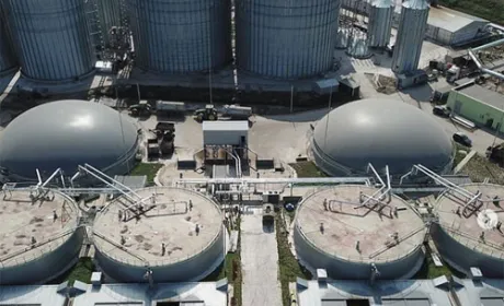 В Україні на повну потужність запрацювала найбільша в світі біогазова станція