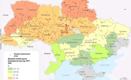 Більше 40% всіх сільгоспземель України можуть втратити родючість