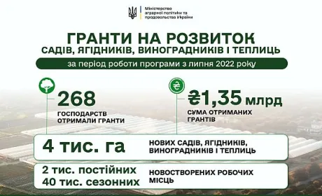 Гранти на сади і теплиці: гроші закінчились