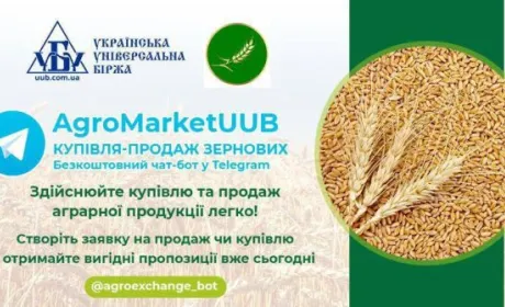 Українські фермери оцінили переваги роботи з безкоштовним агроботом AgroMarketUUB