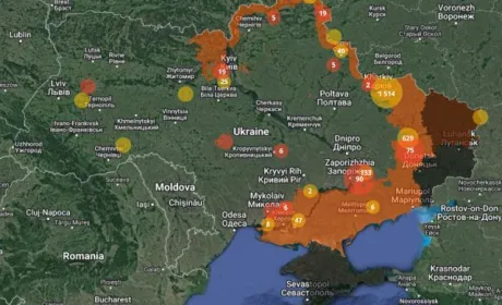 В Україні створили карту територій, засмічених вибухонебезпечними предметами