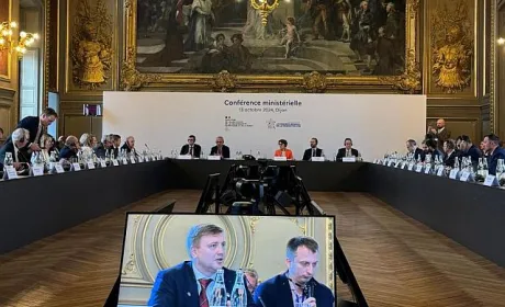 Міністр аграрної політики України Віталій Коваль взяв участь у конференції міністрів у Франції