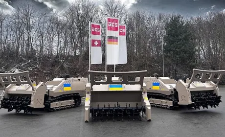 Сапери НІБУЛОНу пройшли навчання з експлуатації та обслуговування машин розмінування GCS