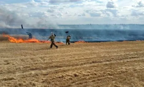 На Харківщині з початку збиральної кампанії виникло 13 пожеж
