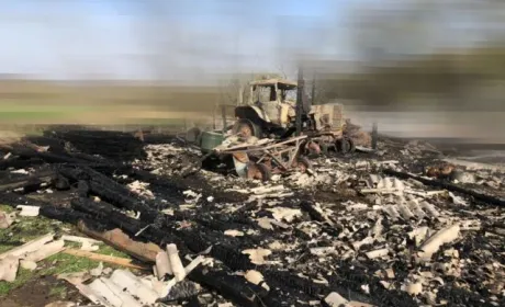 На Полтавщині рашисти завдали ракетний удар по фермерському господарству