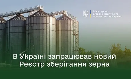 В Україні запрацював новий Реєстр зберігання зерна