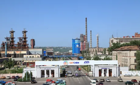 Сіверодонецький «Азот» завершив будівництво установки для відвантаження карбаміду в біг-бегах
