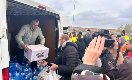 Мініфраструктури створило штаб для допомоги українським водіям