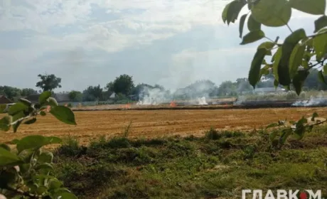 Україна в огні: селяни масово палять солому