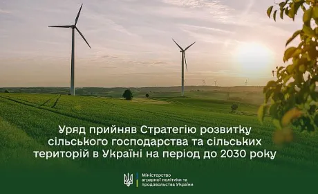 Уряд ухвалив Стратегію розвитку сільського господарства