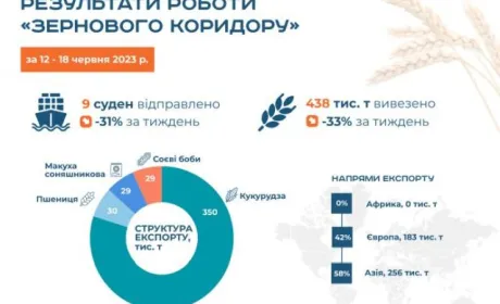 За минулий тиждень у рамках зернової угоди завантажили лише 9 суден