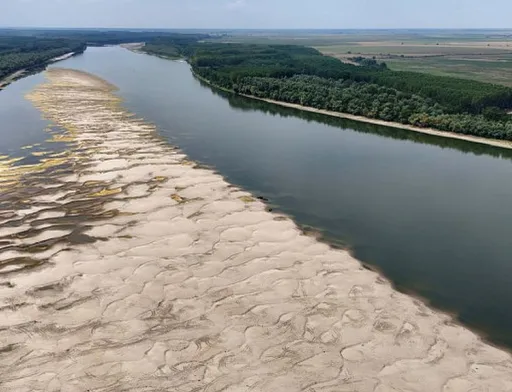 Через критично низький рівень води в Дунаї зростає вартість фрахту суден