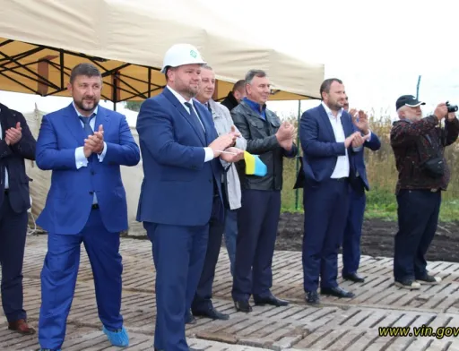 На Вінничині розпочато будівництво нового потужного елеватора