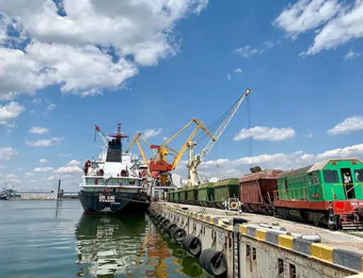 Порт «Ніка-Тера» почав відвантаження нового виду сільгосппродукції
