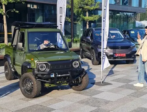На виставці в Києві презентували електропікап для фермерів