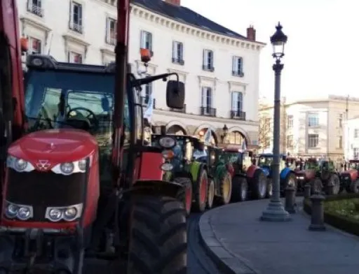 Французькі фермери протестували на тракторах проти адміністративних обмежень