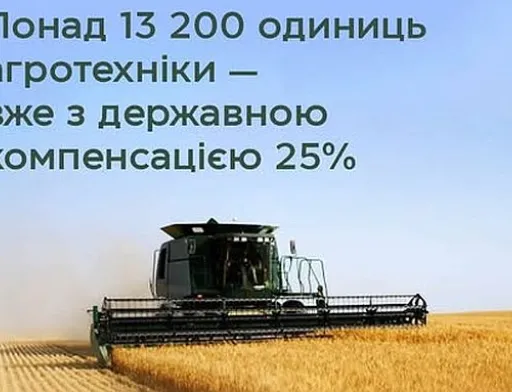Компенсація за сільгосптехніку: в переліку вже понад 13 тисяч позицій